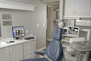 A dental exam room in Chattanooga.